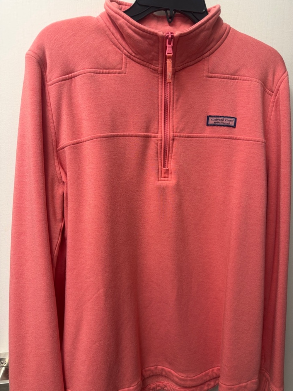 Vineyard Vines women’s Coral Half-Zip Pullover, XL